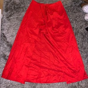 Red low high Shorts